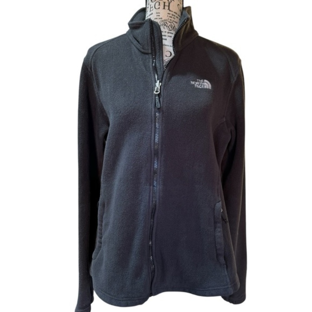 The North Face Flashdry Fleece Medium‎ Dark Gray Full Zip with Pockets